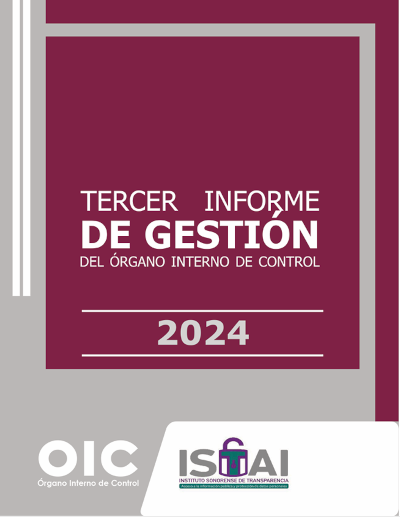 Tercer Informe de Gestión del Órgano Interno de Control 2024 ISTAI